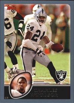 #184 Charles Woodson - Oakland Raiders - 2003 Topps Football