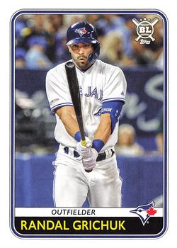 #185 Randal Grichuk - Toronto Blue Jays - 2020 Topps Big League Baseball
