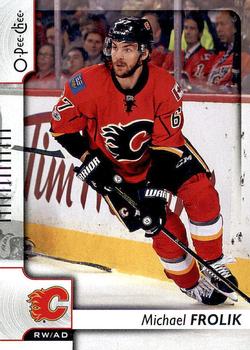 #185 Michael Frolik - Calgary Flames - 2017-18 O-Pee-Chee Hockey