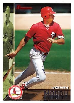 #185 John Mabry - St. Louis Cardinals - 1995 Bowman Baseball
