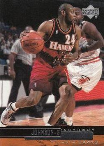 #185 Anthony Johnson - Atlanta Hawks - 1999-00 Upper Deck Basketball