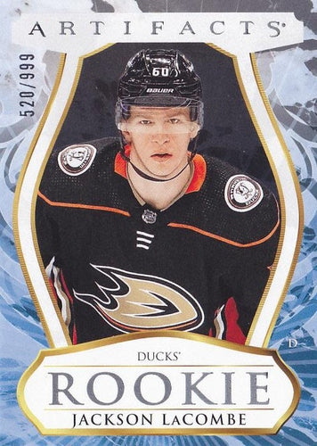 #185 Jackson LaCombe - Anaheim Ducks - 2023-24 Upper Deck Artifacts Hockey