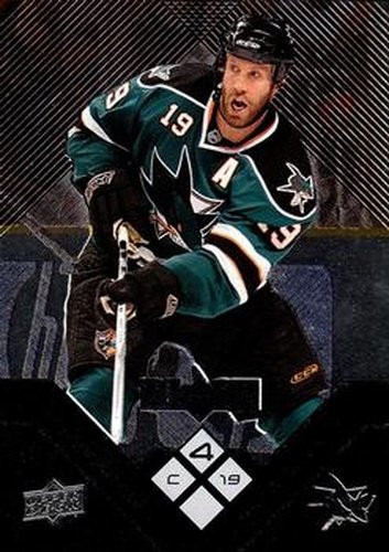 #185 Joe Thornton - San Jose Sharks - 2008-09 Upper Deck Black Diamond Hockey