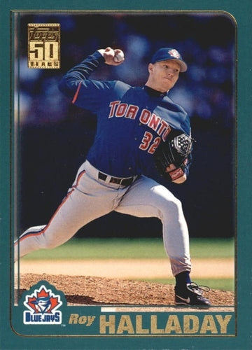 #185 Roy Halladay - Toronto Blue Jays - 2001 Topps Baseball