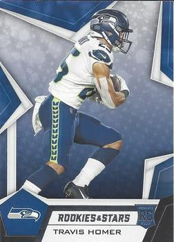 #185 Travis Homer - Seattle Seahawks - 2019 Panini Rookies & Stars Football