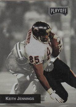 #185 Keith Jennings - Chicago Bears - 1993 Playoff Football