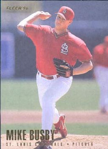 #U185 Mike Busby - St. Louis Cardinals - 1996 Fleer Update Baseball
