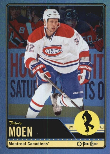 #185 Travis Moen - Montreal Canadiens - 2012-13 O-Pee-Chee - Rainbow Hockey
