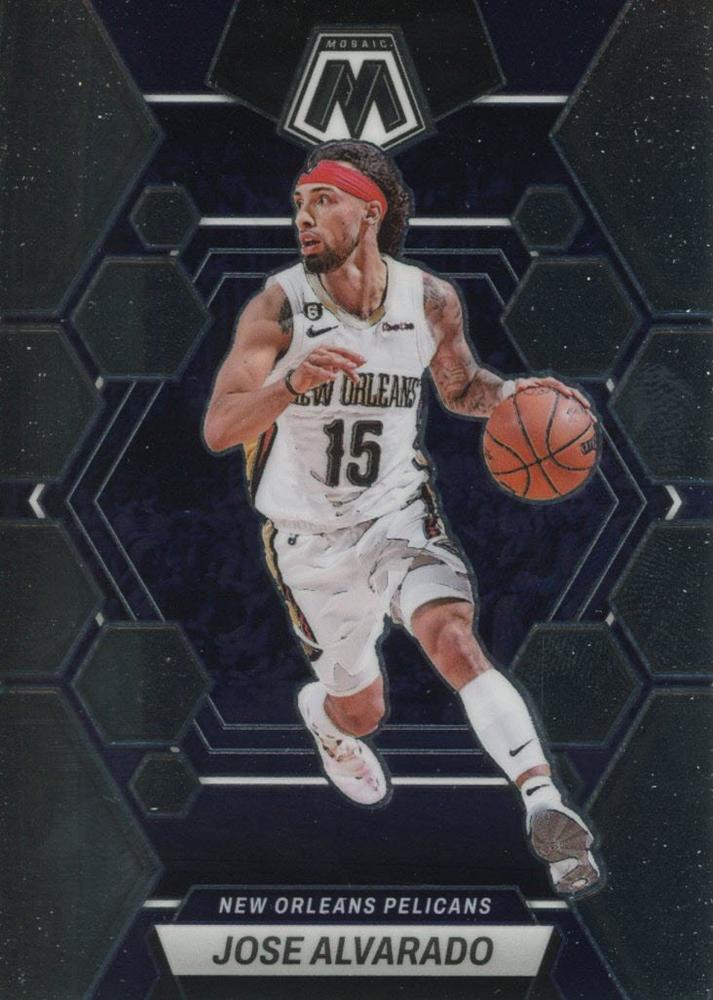 #185 Jose Alvarado - New Orleans Pelicans - 2022-23 Panini Mosaic Basketball