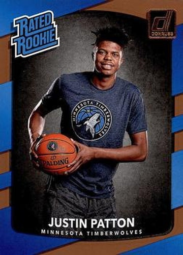 #185 Justin Patton - Minnesota Timberwolves - 2017-18 Donruss Basketball