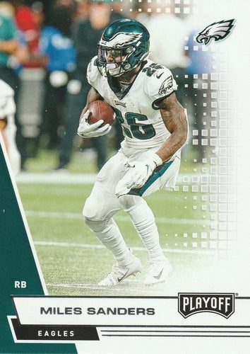 #185 Miles Sanders - Philadelphia Eagles - 2020 Panini Playoff Football