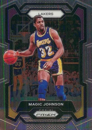 #185 Magic Johnson - Los Angeles Lakers - 2023-24 Panini Prizm Basketball