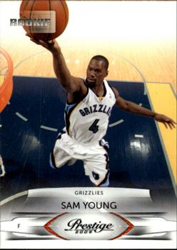 #185 Sam Young - Memphis Grizzlies - 2009-10 Panini Prestige Basketball