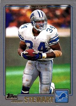 #185 James Stewart - Detroit Lions - 2001 Topps Football