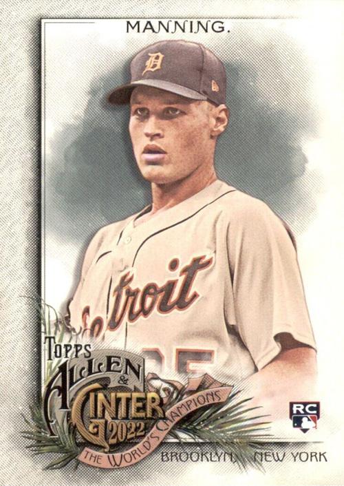 #185 Matt Manning - Detroit Tigers - 2022 Topps Allen & Ginter Baseball