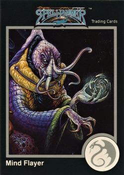 #185 Mind Flayer - 1991 TSR Advanced Dungeons & Dragons - Silver