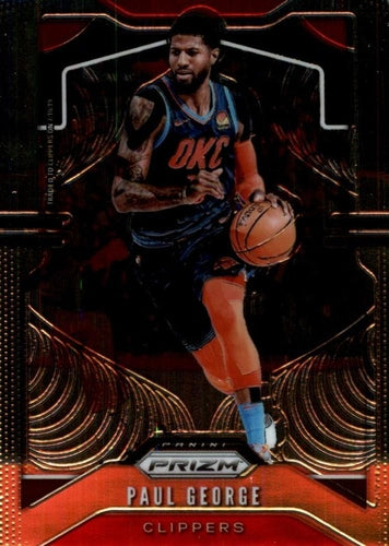 #185 Paul George - Los Angeles Clippers - 2019-20 Panini Prizm Basketball