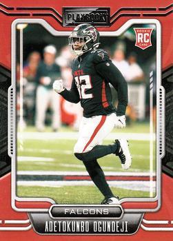#185 Adetokunbo Ogundeji - Atlanta Falcons - 2021 Panini Playbook Football