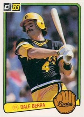 #185 Dale Berra - Pittsburgh Pirates - 1983 Donruss Baseball