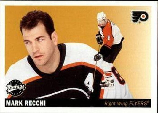 #185 Mark Recchi - Philadelphia Flyers - 2002-03 Upper Deck Vintage Hockey