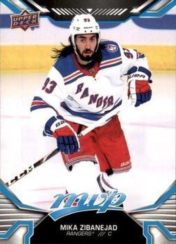 #185 Mika Zibanejad - New York Rangers - 2022-23 Upper Deck MVP Hockey