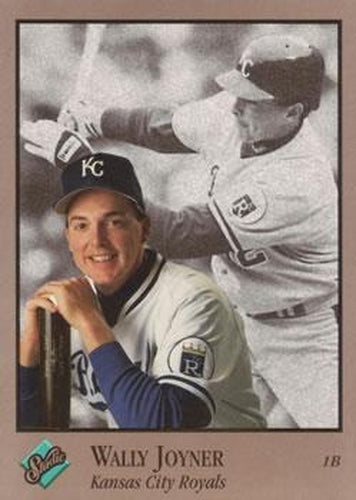 #185 Wally Joyner - Kansas City Royals - 1992 Studio Baseball