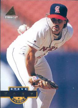 #185 Steve Frey - California Angels - 1994 Pinnacle Baseball
