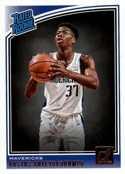 #185 Kostas Antetokounmpo - Dallas Mavericks - 2018-19 Donruss Basketball