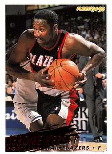 #185 Jerome Kersey - Portland Trail Blazers - 1994-95 Fleer Basketball