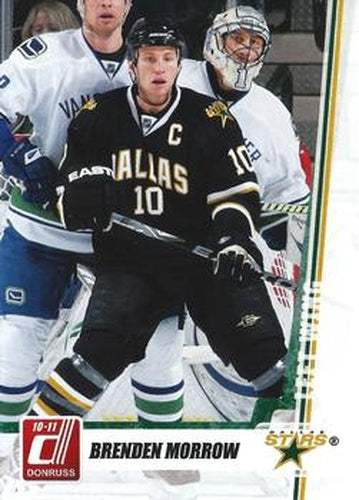 #185 Brenden Morrow - Dallas Stars - 2010-11 Donruss Hockey