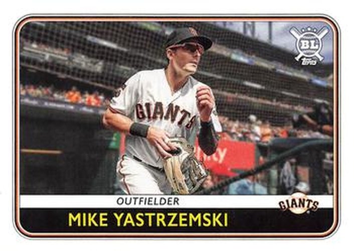 #186 Mike Yastrzemski - San Francisco Giants - 2020 Topps Big League Baseball