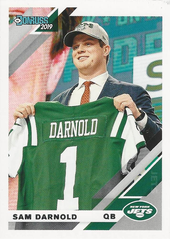 #186V Sam Darnold - New York Jets - 2019 Donruss Football