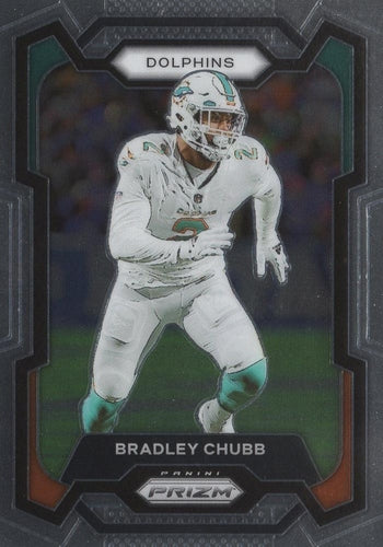 #186 Bradley Chubb - Miami Dolphins - 2023 Panini Prizm Football