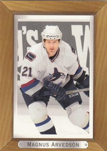 #186 Magnus Arvedson - Vancouver Canucks - 2003-04 Upper Deck Beehive Hockey