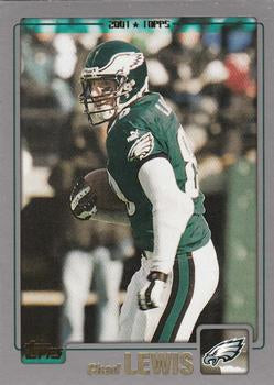 #186 Chad Lewis - Philadelphia Eagles - 2001 Topps Football
