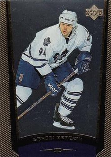#186 Sergei Berezin - Toronto Maple Leafs - 1998-99 Upper Deck Gold Reserve Hockey