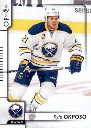 #186 Kyle Okposo - Buffalo Sabres - 2017-18 O-Pee-Chee Hockey