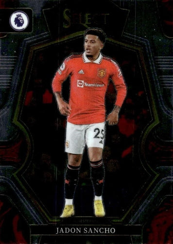 #186 Jadon Sancho - Manchester United - 2022-23 Panini Select Premier League Soccer