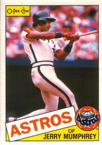 #186 Jerry Mumphrey - Houston Astros - 1985 O-Pee-Chee Baseball