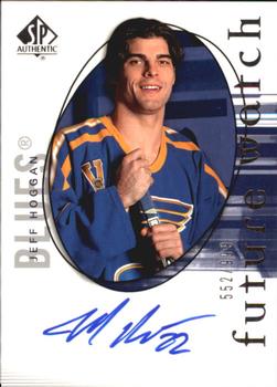 #186 Jeff Hoggan - St. Louis Blues - 2005-06 SP Authentic Hockey