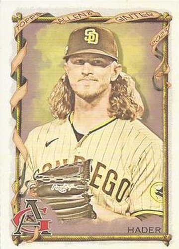 #186 Josh Hader - San Diego Padres - 2023 Topps Allen & Ginter Baseball
