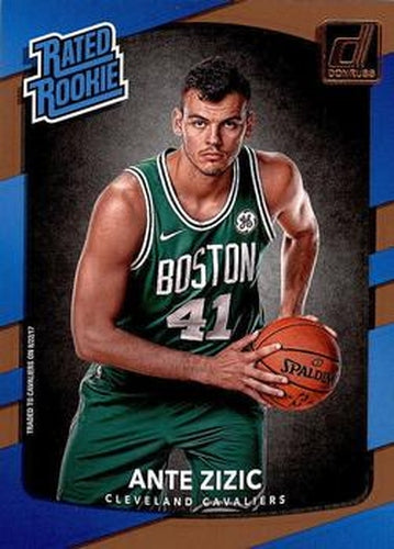 #186 Ante Zizic - Cleveland Cavaliers - 2017-18 Donruss Basketball
