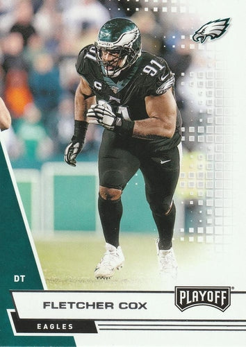 #186 Fletcher Cox - Philadelphia Eagles - 2020 Panini Playoff Football