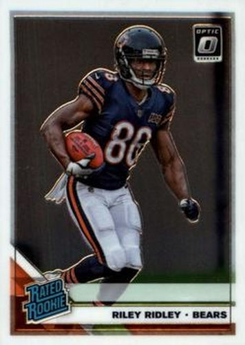 #186 Riley Ridley - Chicago Bears - 2019 Donruss Optic Football