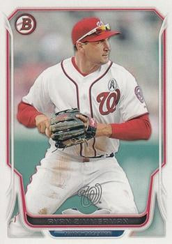 #186 Ryan Zimmerman - Washington Nationals - 2014 Bowman Baseball