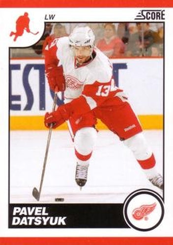 #186 Pavel Datsyuk - Detroit Red Wings - 2010-11 Score Hockey