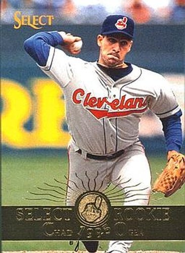 #186 Chad Ogea - Cleveland Indians - 1995 Select Baseball
