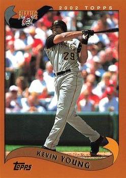 #186 Kevin Young - Pittsburgh Pirates - 2002 Topps Baseball