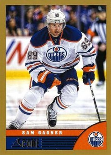 #186 Sam Gagner - Edmonton Oilers - 2013-14 Score - Gold Hockey