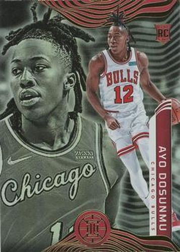 #186 Ayo Dosunmu - Chicago Bulls - 2021-22 Panini Illusions Basketball
